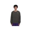 PUMA 4 Symbols Cloudspun Crew Neck Sweatshirt With Kangaroo Pocket And Brand Logo Print Men Sweatshirt Black Grey 522686-01