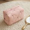 Large Capacity Travel Toiletry Pouch Quilted Design Coin Purse Women Wash Pack  Personal Care