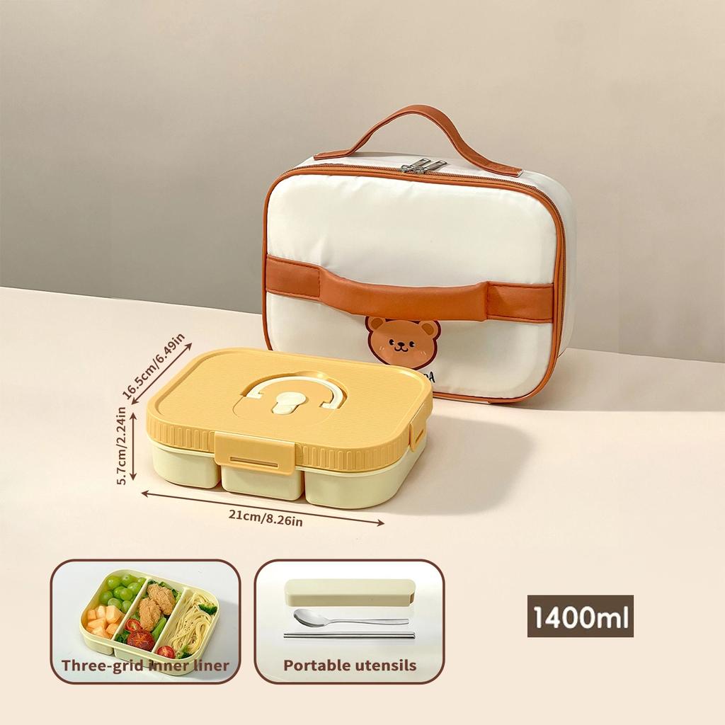 Reusable Plastic Lunch Container With Compartment Portable Sealed Lunch Box School Picnic Fruit Salad Bento Box Microwave Safe