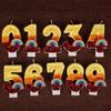 Hope Rainbow Numbers Birthday Candle Cake Party Decoration Birthday Handmade Candles 0-9