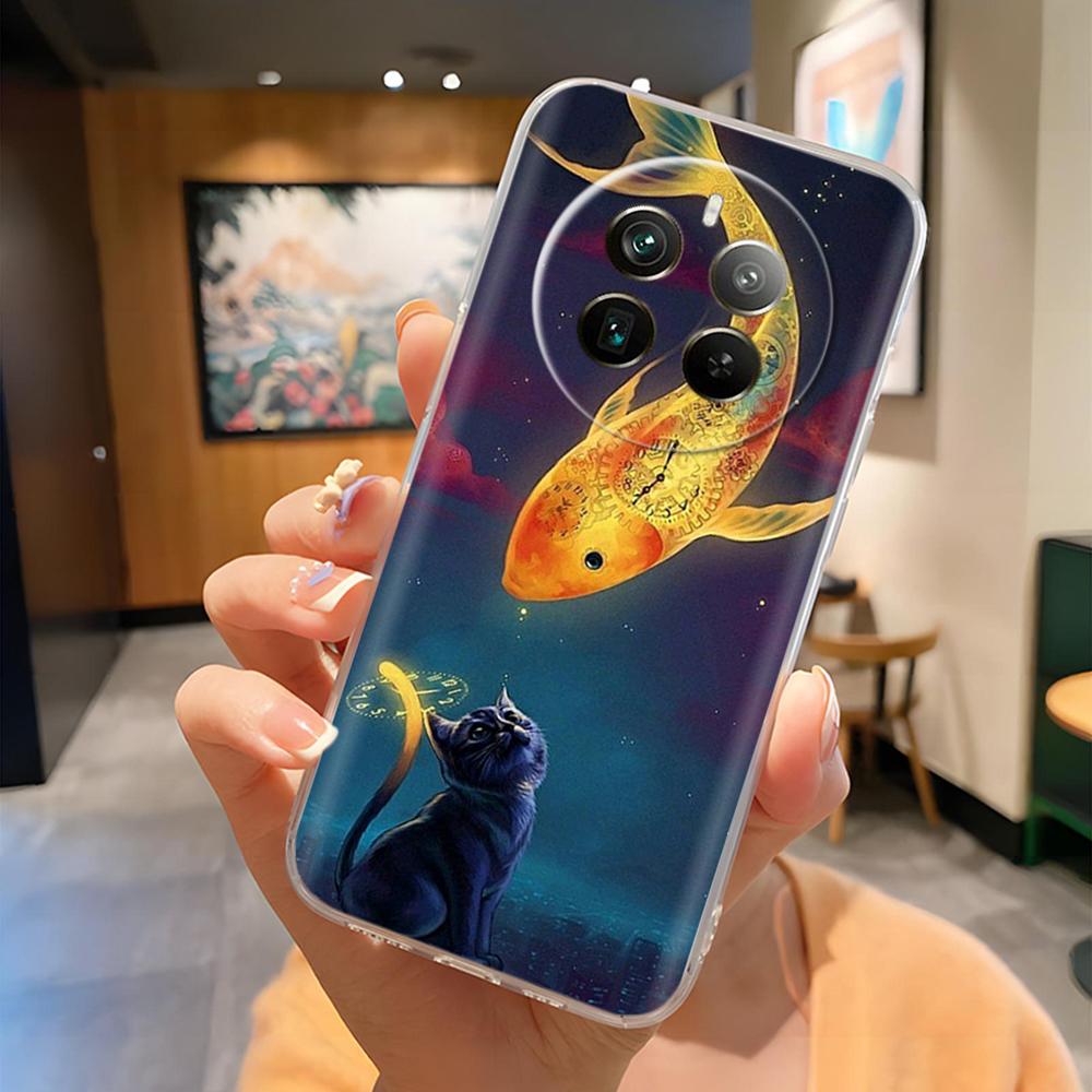 For Realme 12 Plus Case Silicone Soft TPU Back Cover For Realme 12 Pro Plus Realme12 Pro+ Phone Cases Protect Transparent Fundas