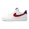 Nike Air Force 1 Low 3D Chenille Swoosh White Red Blue Sneakers 823511-106