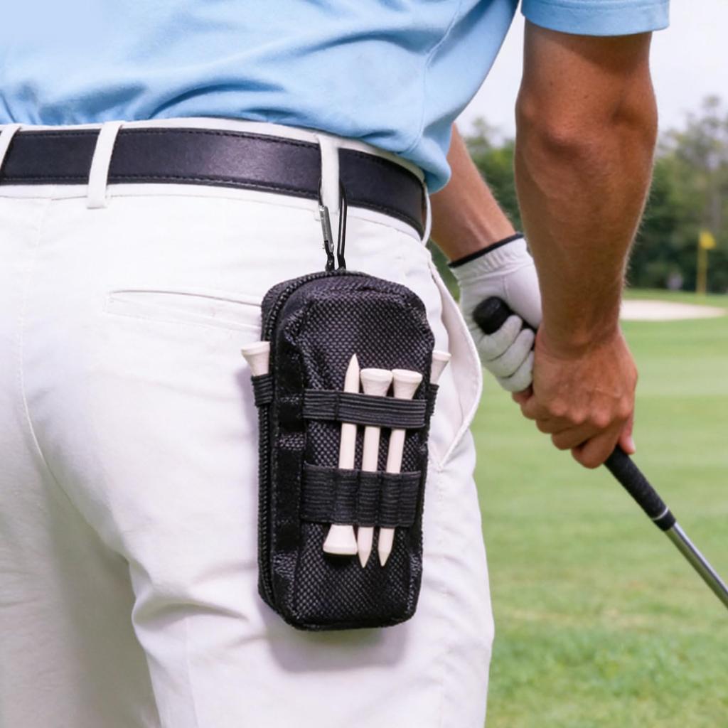 koundeneko Golf Ball Case for 3, Zipper Closure Ball Pouch,
