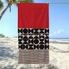 Geometric Retro Striped Patchwork Beach Towel Patterned Sunscreen And Windproof Suitable For Swimming Pool Camping Travel