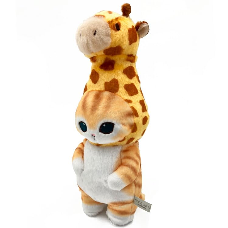Sun Arrow mofusand Potetama Plush Toy, Giraffe Cat, Beige, 940733, Mofusand, Jun's X, Instagram, SNS, Cat
