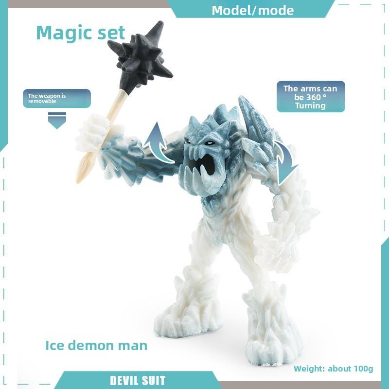 West Mythology Creatures Pvc Octopus Monster Shadow Wolf Statue Collection With Dynamic Figures For Display And Gift