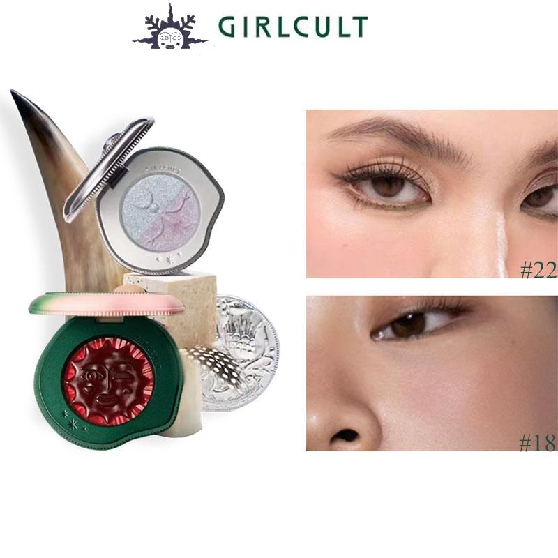 Girlcult Blush Powder Cream Clay Matte Nude Peach Witch Series Blood Peach Highlighter Single Color Longlasting Face Makeup
