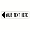 Custom 40x10cm 2D Aluminum Sign – Durable Metal Wall Art for Home, Garden, Business, & Holidays