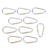 10/20/30Pcs D Type Locking Carabiner Screw Gate Multipurpose D-Ring Anti Lost Clip For Outdoor Hiking Camping And Keychain Use