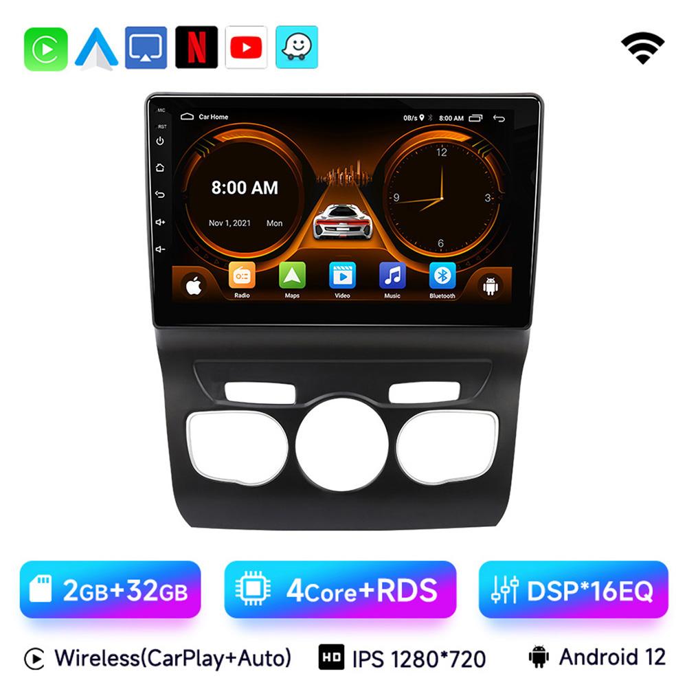 JIUYIN Android 13 Car Radio For Citroen C4 2 B7 2013 - 2016 Wireless CarPlay Android Auto Multimidia Video Car Systems