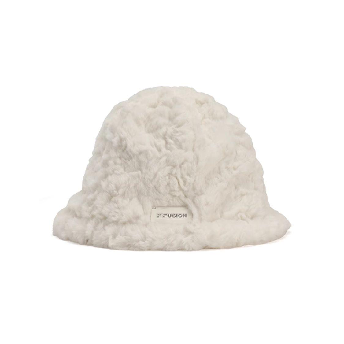 

Хлопковая полиэстеровая панама с логотипом FILA Женские шляпы Черный Белый T13W343202F S