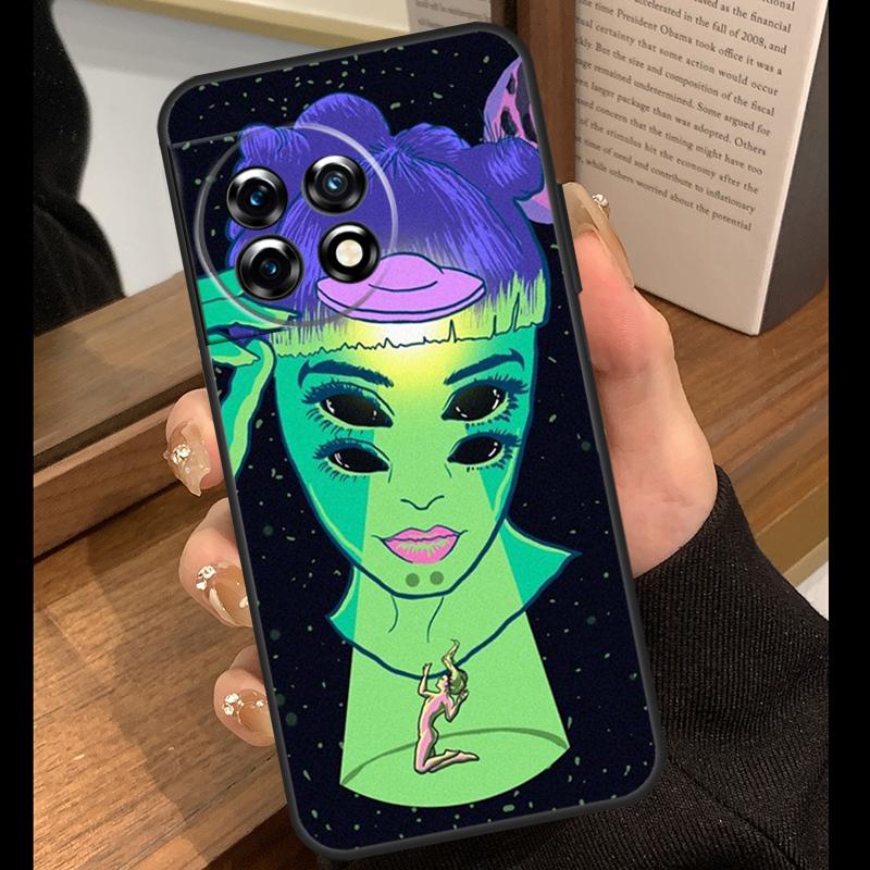 Hippie Grunge Art Case For OnePlus 15R 13R 13T 12R 15 13 12 11 10 Pro 10T Nord CE 3 4 Lite N20 N30 Nord 5 Cover