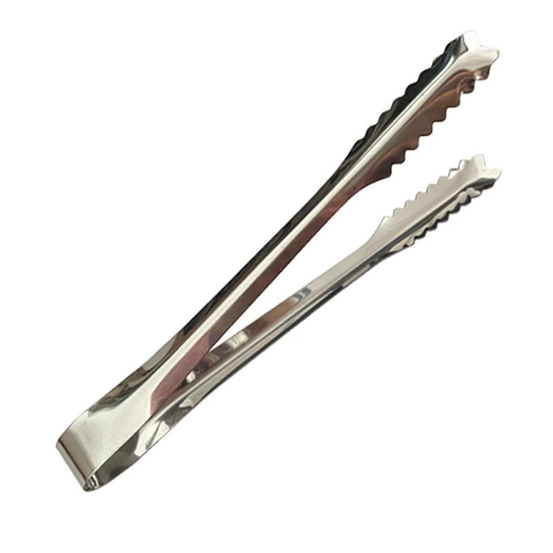 304 Stainless Steel Anti-slip Ice Tongs (10-Pack)