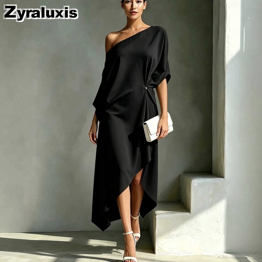 New Elegant and Minimalist Cotton Linen Women's Sleeveless Dress
