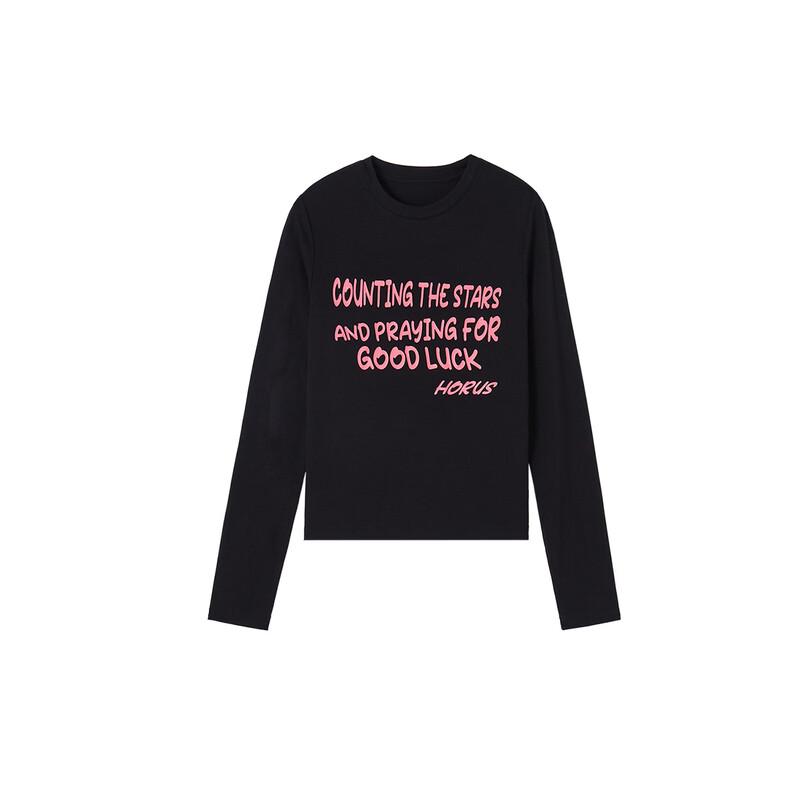 Women's Casual Letter Print Long Sleeve T-Shirt