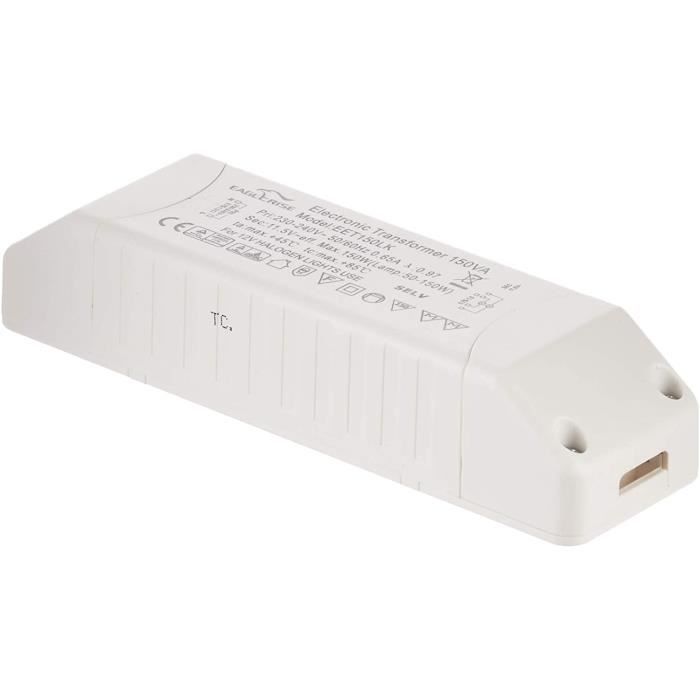 Transmedia ET-150 Halogenový transformátor 230 / 12V / 50-150W, ochrana proti přetížení, tepelná pojistka, ne