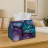 1pc Alcohol Ink Texture Tissue Box - an Abstract Marble Art Napkin Holder, Ideal for Rolls, Facial Tissues, Or Single Sheets. This Versatile Storage B