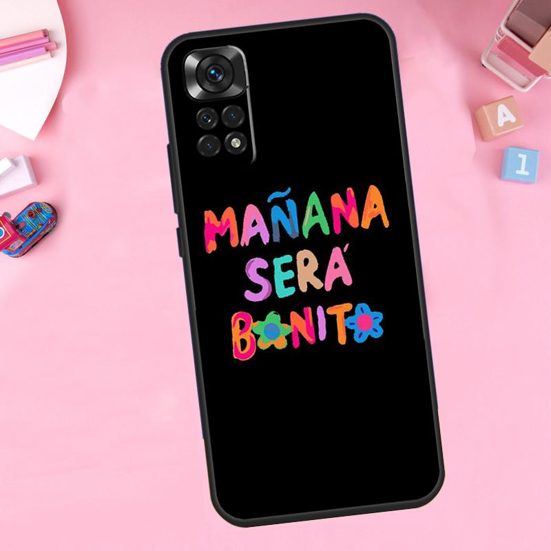 karolg Manana Sera Bonito Case For Xiaomi Redmi Note 11 8 9 10 Pro 12 Turbo 8T 9S 10S 11S 12S Redmi 12C 10C 9C Cover