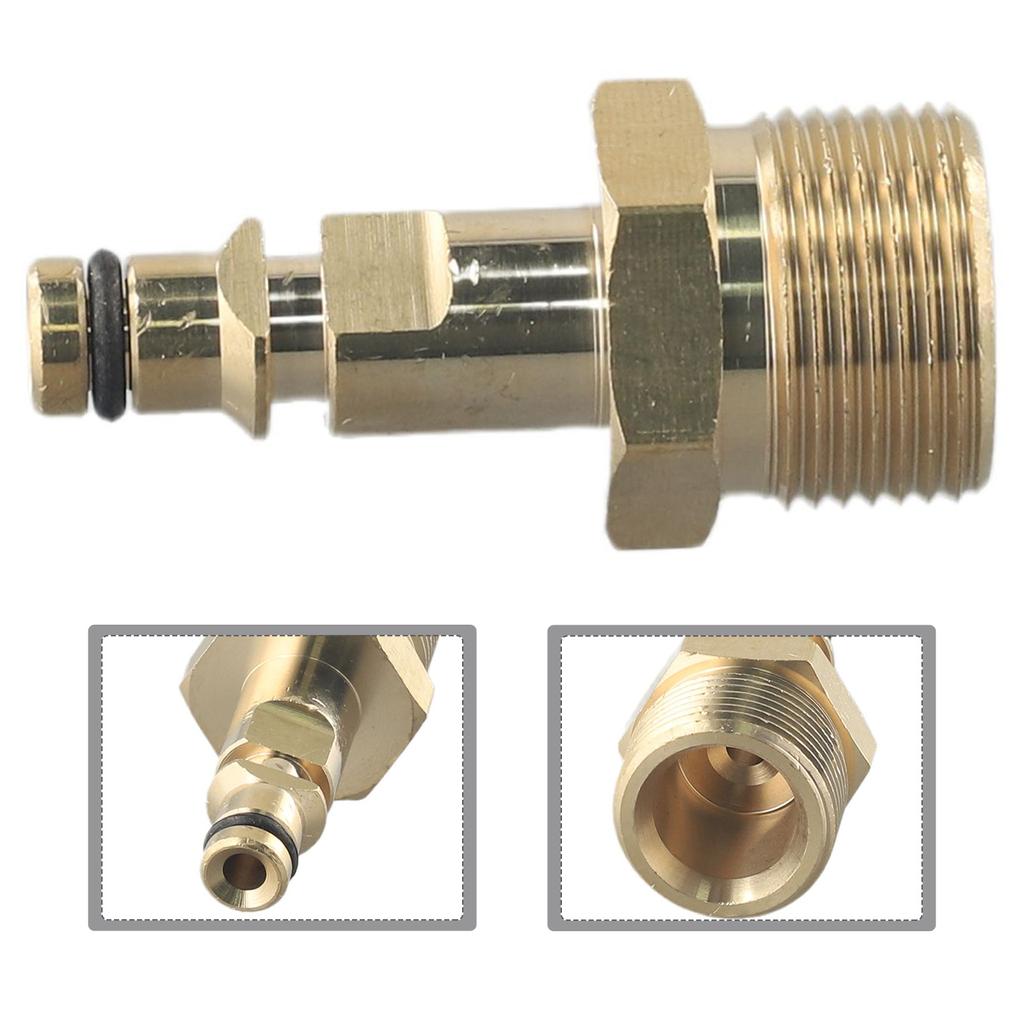 1pc M22  Adapter Quick Connect  Converter Hose Brass High  Pressure Washer Hose Pipe Quick  Connector Convert Tool