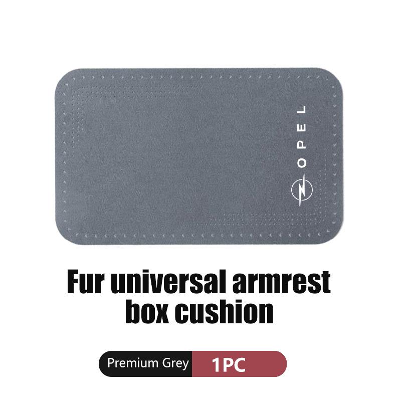 Suede Car Central Armrest Pad Scratch Resistant Anti Slip Cushion For Opel ADAM ASTRA J K CORSA E INSIGNIA MOKKA VIVA Meriva