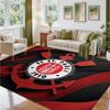 FC St. Pauli Football Design Crystal Velvet Rug Soft Decorative Mat for Bedroom Entrance