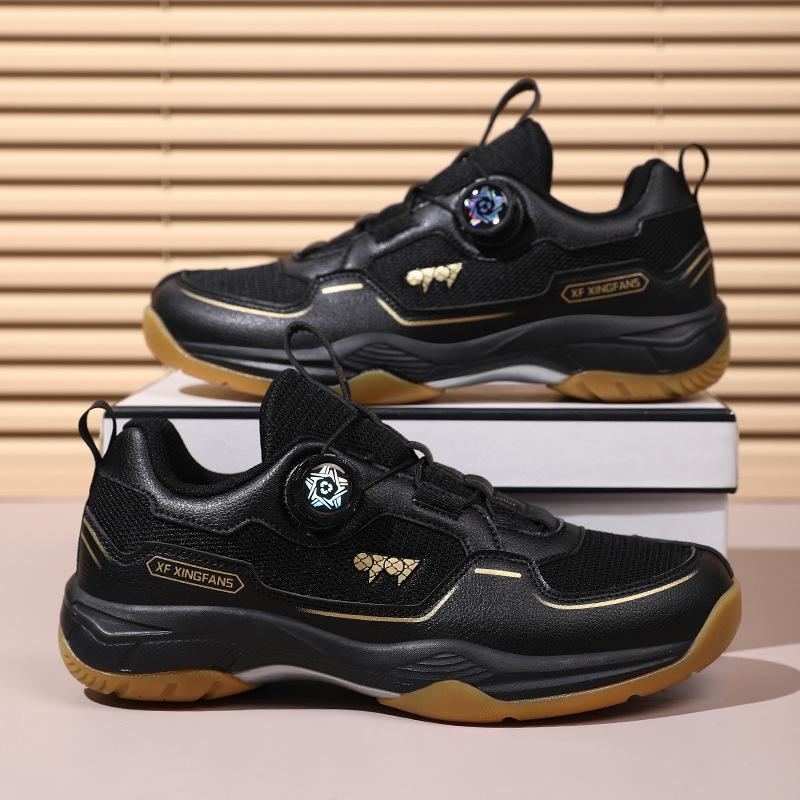 High-luxury Professional Sports Badminton Rotating Button Competition Non-slip and Wear-resistant Sports Shoes