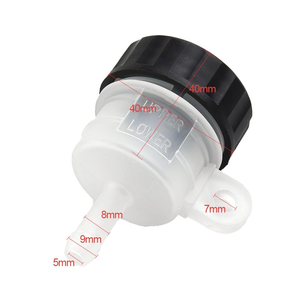 Motorcycle Rear Foot Brake Fluid Bottle Master Cylinder Oil Reservoir-Universal