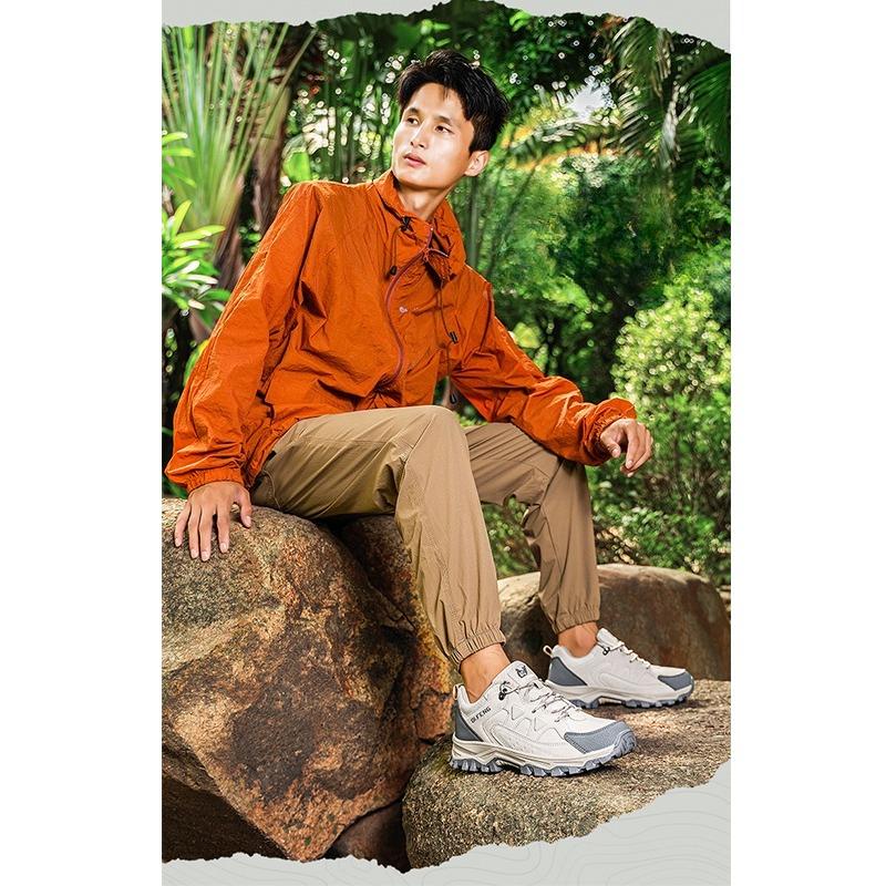 PLUS SIZE Men Women Adventure Sneakers Durable Grip Non-Slip Shoes Lace-Up Comfort Ideal for Outdoor Hiking Boots Men Footwear37-49