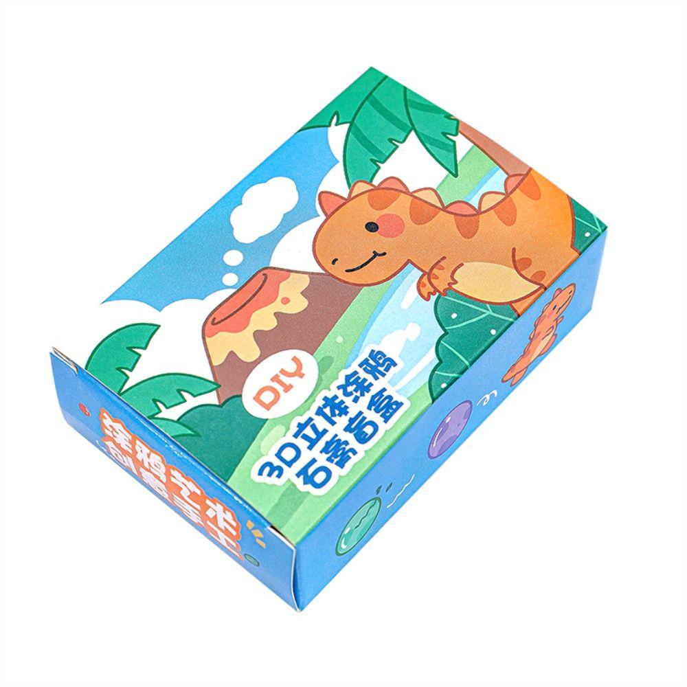 Animal Children Coloring Activity Toy Flower DIY Paint Figurines Color Filling Toy  Gifts