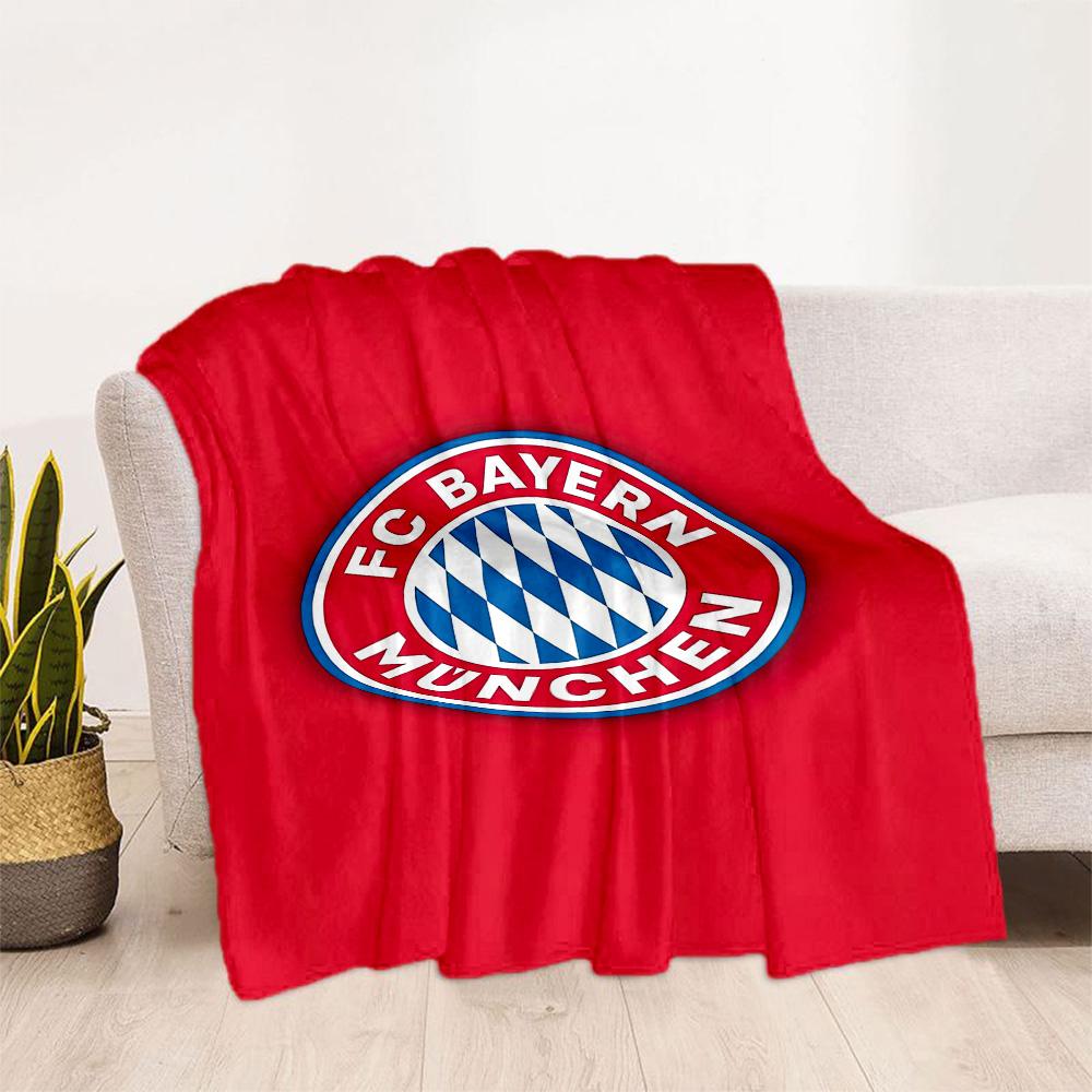 Bayern Munich Blanket Soft & Cozy Suitable for Office Chair Sofa Bedding for All Seasons Stylish Decor Perfect Gift for Relatives and Friends