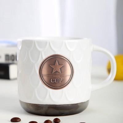Chaxun Fish Scale Ceramic Mug