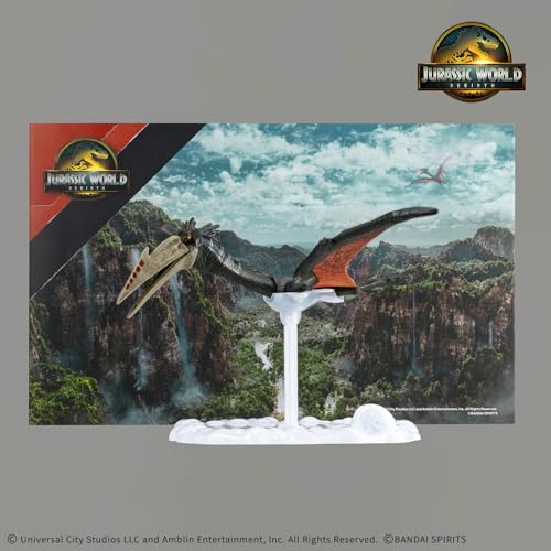 BANDAI SPIRITS "Jurassic World: Resurrection of the Planets" Planosaurus JURASSIC WORLD Quetzalcoatlus Pre-Colored Plastic Model