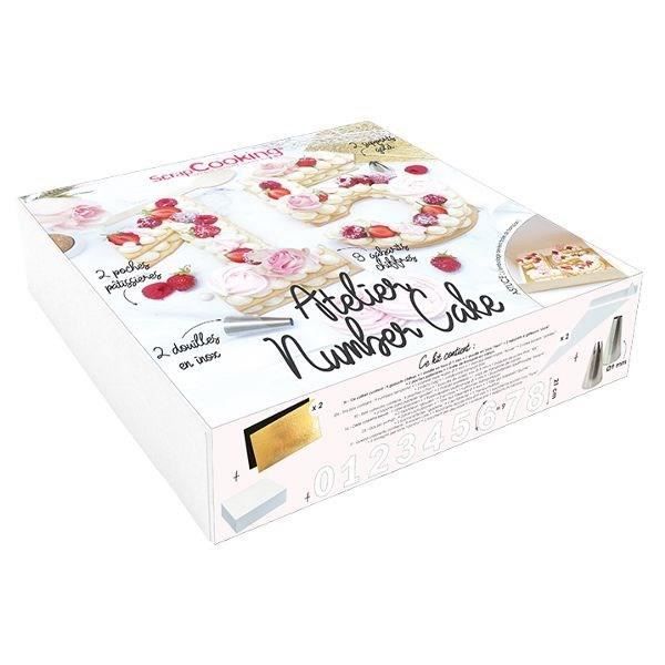 Coffret Number Cake - SCRAPCOOKING - Anniversaire complet - De 0 à 8