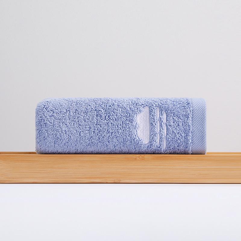 Couples' Pure Cotton Face Towels - Soft, Absorbent, and Customizable for Household Use