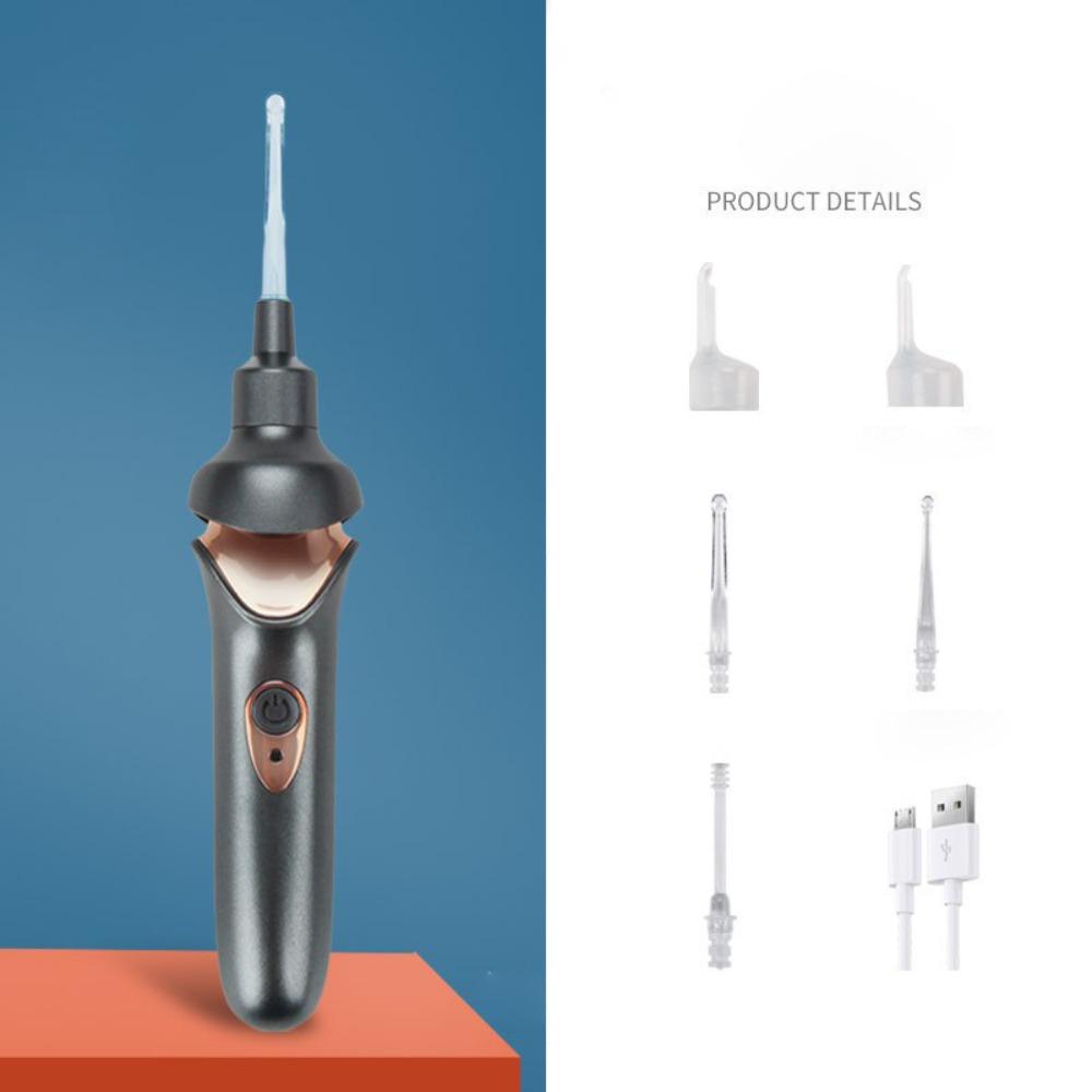 Electric Vibration Spiral Ear Cleaner Painfree Earwax Pick Ear Spoon  for Children