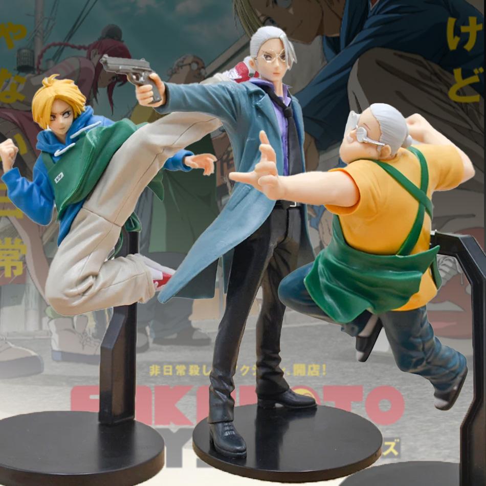 Sakamoto Taro & Shin Asakura Anime Action Figure PVC Toy Collectible Figurine for Kids And Fans Stock Available