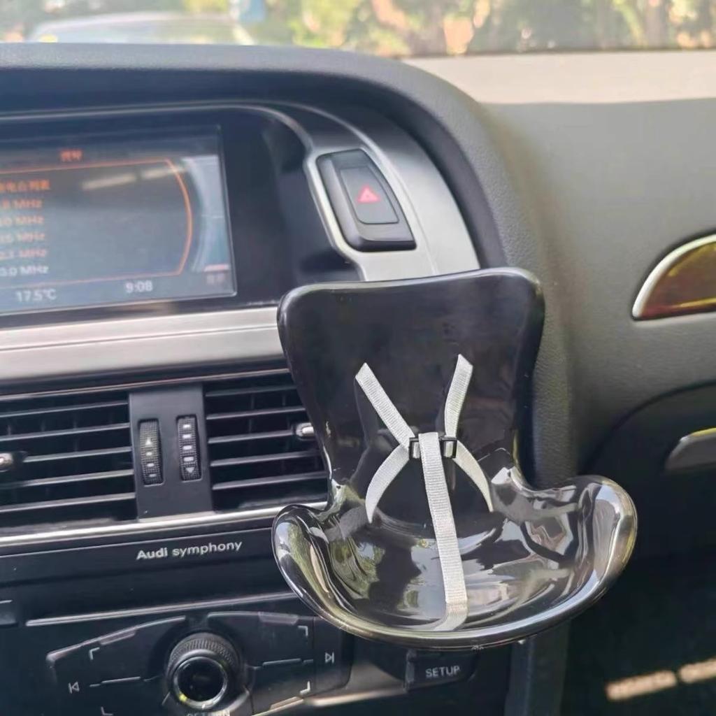 Cute Doll Car Safety Seat Car Air Outlet Decoration for 17cm Labubu Car Interior Decoration Ornament, Car Seat Ornament Doll Sof