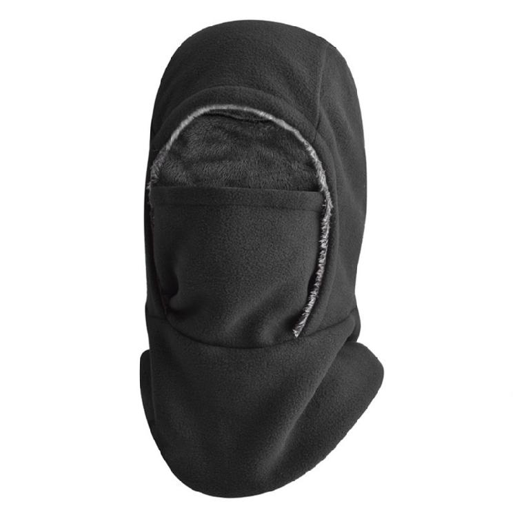Winter Face Mask Hooded Hat With Elastic Fleece Lining Design For Winter Cycling Hiking Skiining Outdoor Activity Hat