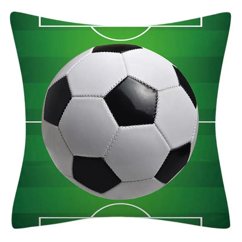 Sports Rugby Football Basketball Pillowcase Decoration Square Cushion Cover