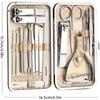 19pcs/set Manicure and Pedicure Tool Set with Storage Box Portable Foot Care Set, Suitable for Women Men Travel Home Salon Gifts