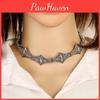 Bohemian Geometric Alloy Choker Necklace With Embossed Pattern For Vintage Fashion Or Casual Wear