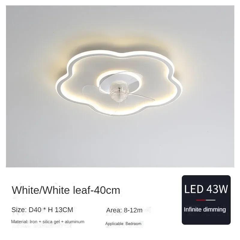 

Минималистский светодиодный потолочный вентилятор для гостиной, спальни, столовой, домашнего внутреннего декора, потолочные вентиляторы со светом 110 В 220 В 220V