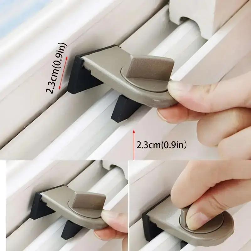 Sliding Sash Stopper Cabinet Locks Straps Doors Security Anti-theft Lock Window Sliding Door Baby Kids Child Safety Doors Lock