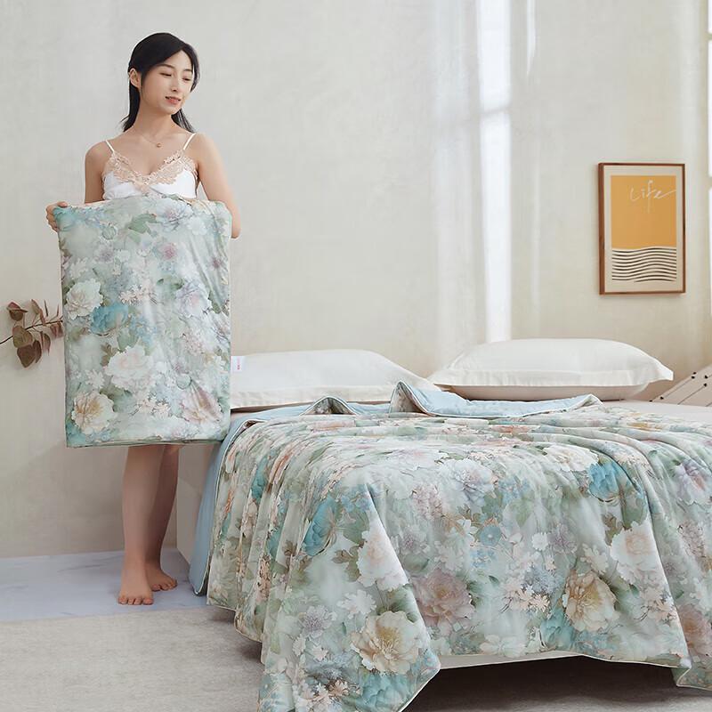 

Mengjie Knitted Cool-Feel Printed Summer Quilt
