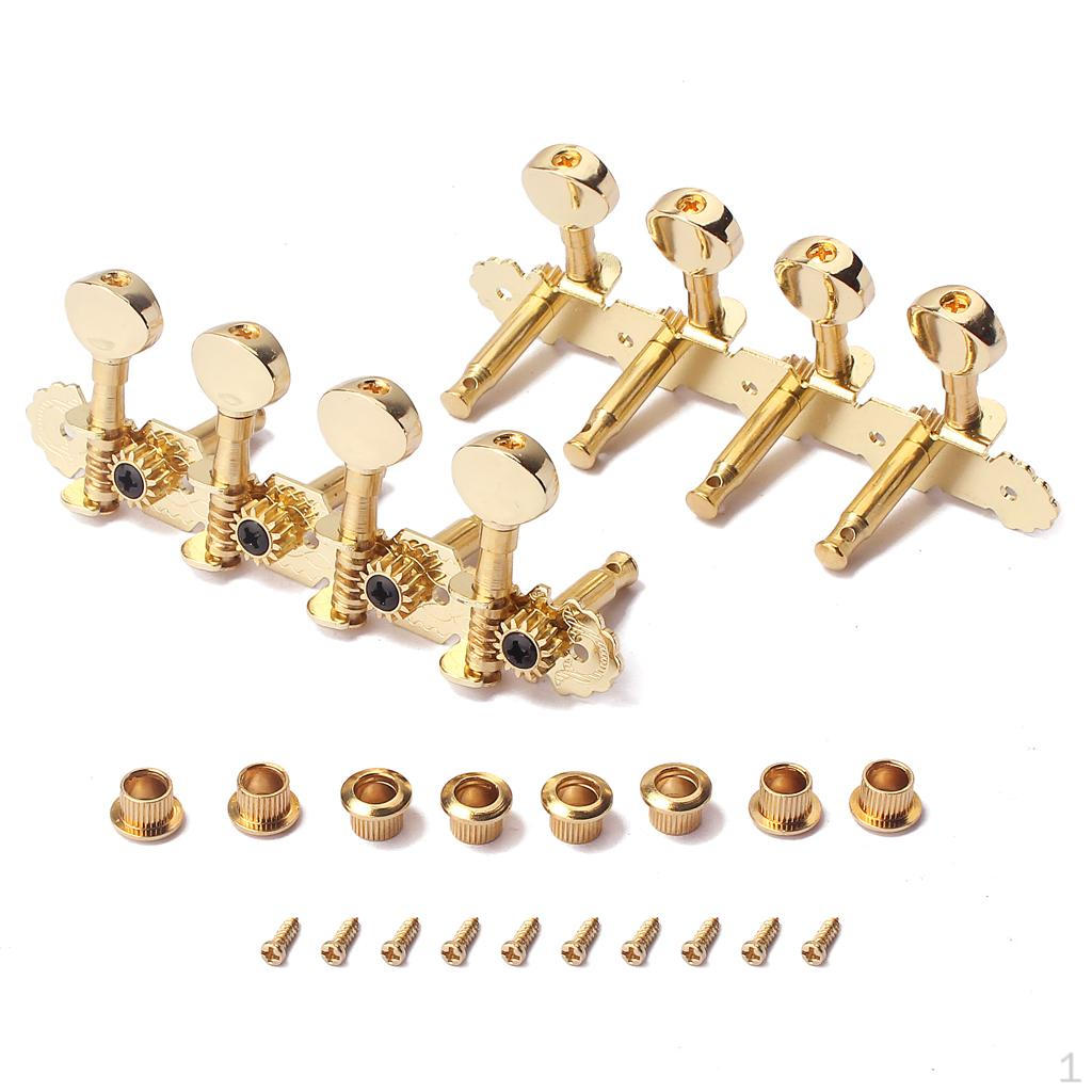 1 Set 4R4L Tuning Pegs for Mandolin 8 Strings Guitar Accessory 117 X 42 38mm