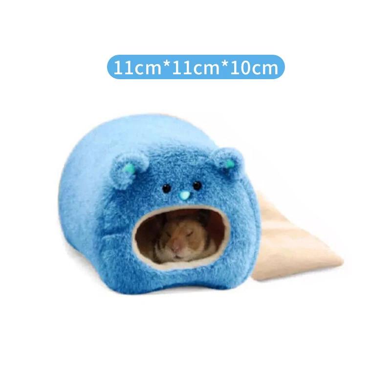 Hamster Soft Warm Bed Rat Hammock Pig Squirrel Winter Pet Toy Hamster Cage House Hanging Nest Mat House Bed Animal Mice Rat Nest