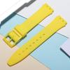 16mm 17mm 19mm 20mm Wasserdichtes Silikon-Uhrenarmband für Swatch Weiches Gummiarmband Buntes Armband Ersatz Uhrenzubehör