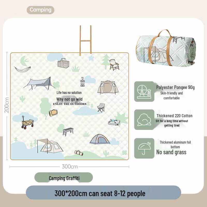 KarLot Outdoor Thickened Picnic & Camping Mat 200*300