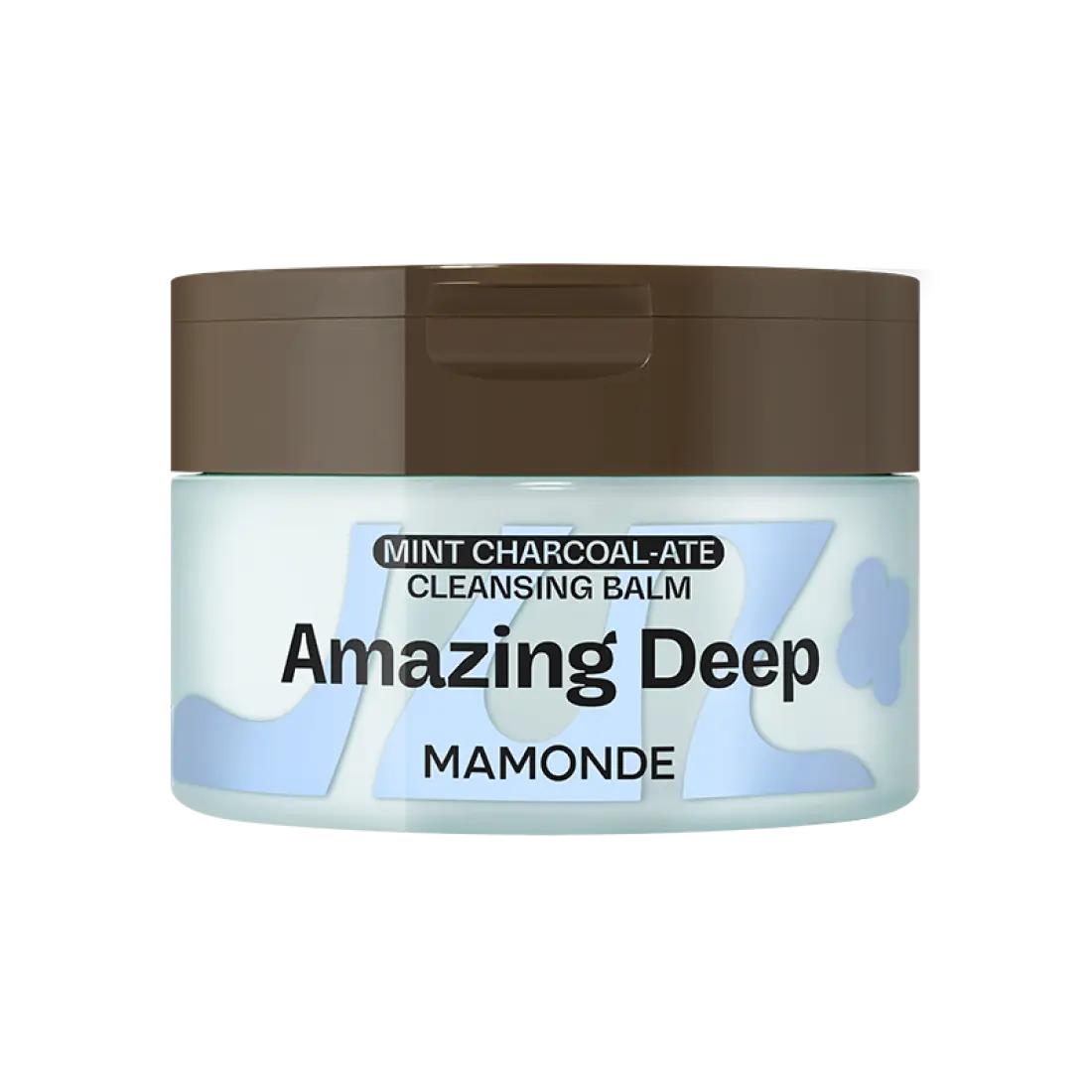 Mamonde Amazing Deep Mint Charcoal Cleansing Balm 90ml (Pore-Purifying & Refreshing Makeup Melting Cleanser)