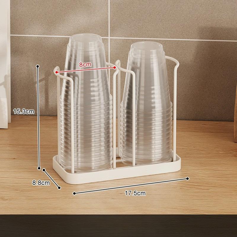 Disposable Cup Picker Size Universal Plastic Coffee Paper Cup Holder Bar Table Top Storage Shelf